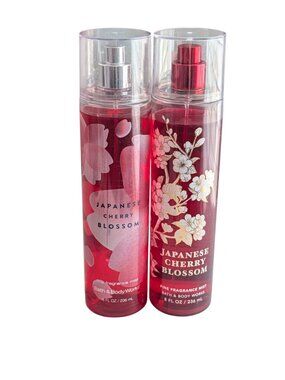 Bath & Body Works JAPANESE CHERRY BLOSSOM Fine Fragrance Mist Sprays 8oz Lot